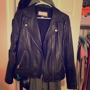 Michael kors leather jacket only worn 3 times